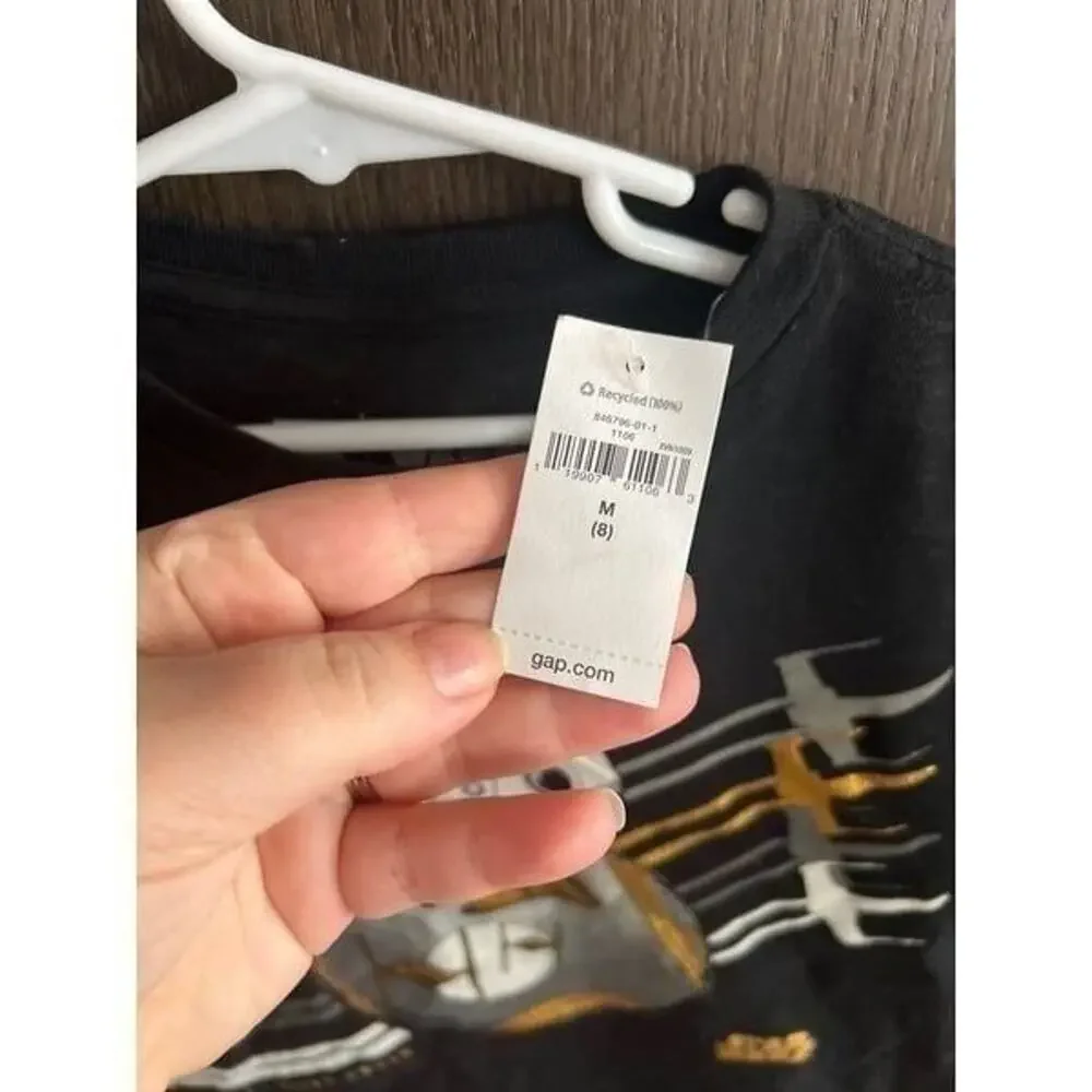 Gap boy medium starwars shirt black‎ new